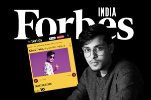 Kiran Dutta Aka The Bong Guy in Forbes, Ranked 10th in Top 100 Digital Star