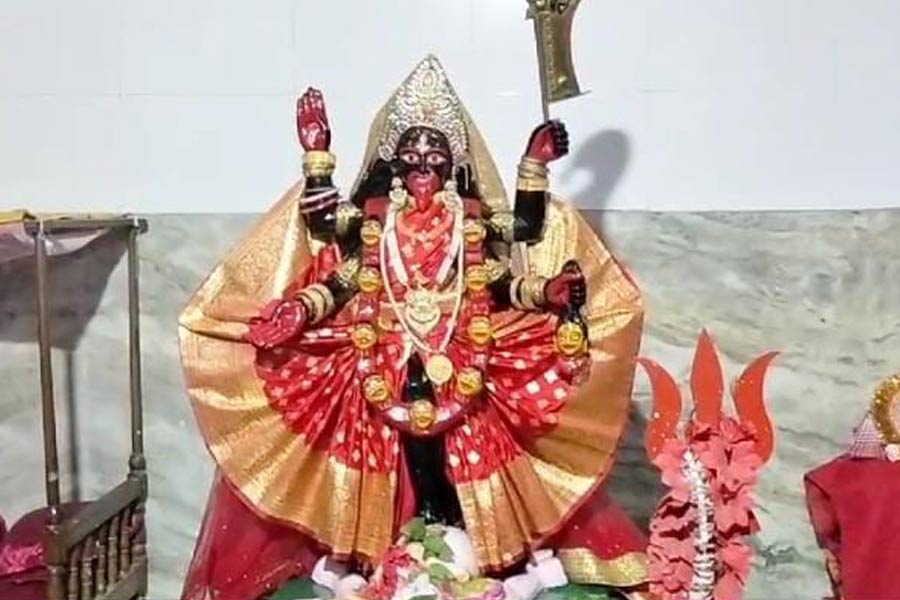 Kalipuja 2024: In Chalsa's old temple Devi Kali worshipped with bhog of eight fishes