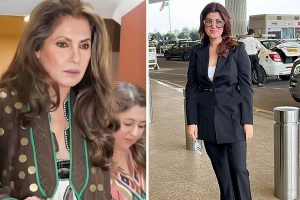 Dimple Kapadia refuses to be clicked with daughter Twinkle Khanna. Actress says, "I don't pose with juniors