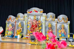 Probashe Durga Puja: Preparation of Aadi Shakti London in full swing