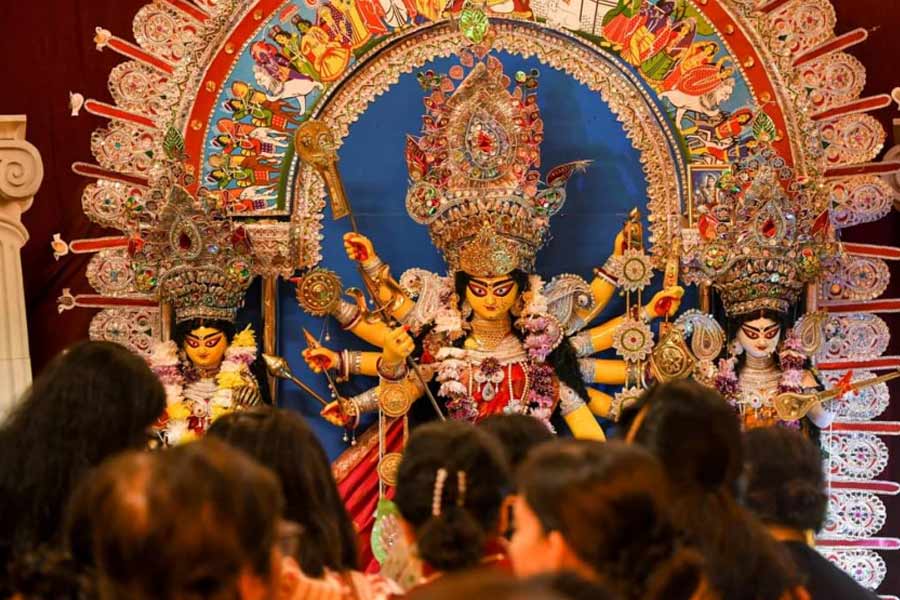 Expatriate Bangalees are also celebrate Durga Puja at Edinburgh in Scotland