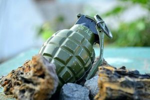 This Hand Grenade Found At College Gate In Manipur