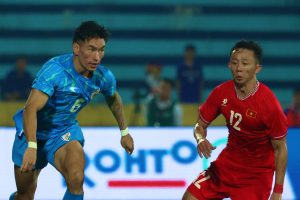 India Football Team vs Vietnam international friendly match ends in a draw