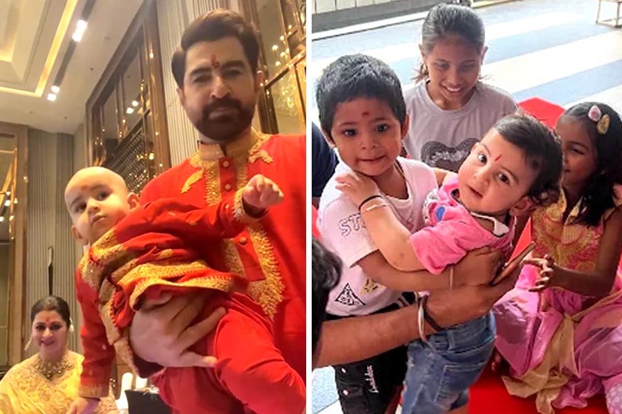 Jeet shared son Ronav's video birthday