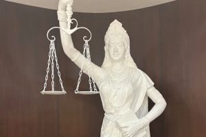 What does Lady Justice symbolise?