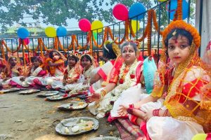 51 Kumaris worshipped at Kankalitala Birbhum