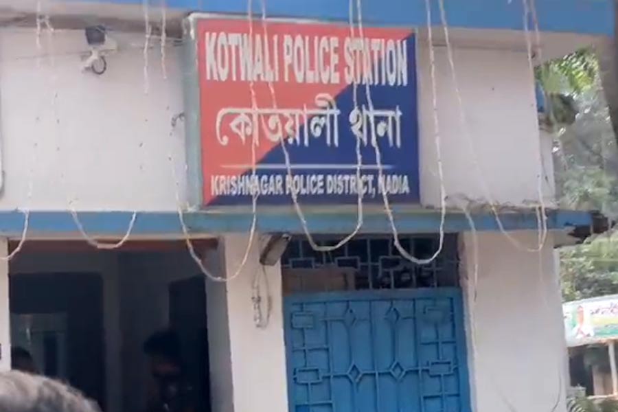 Police detained a youth in Krishnanagar student death