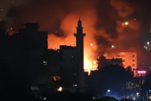 Israeli airstrikes hit Beirut