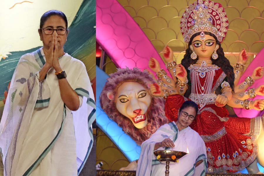 WB CM Mamata Banerjee inaugurates 320 puja pandal