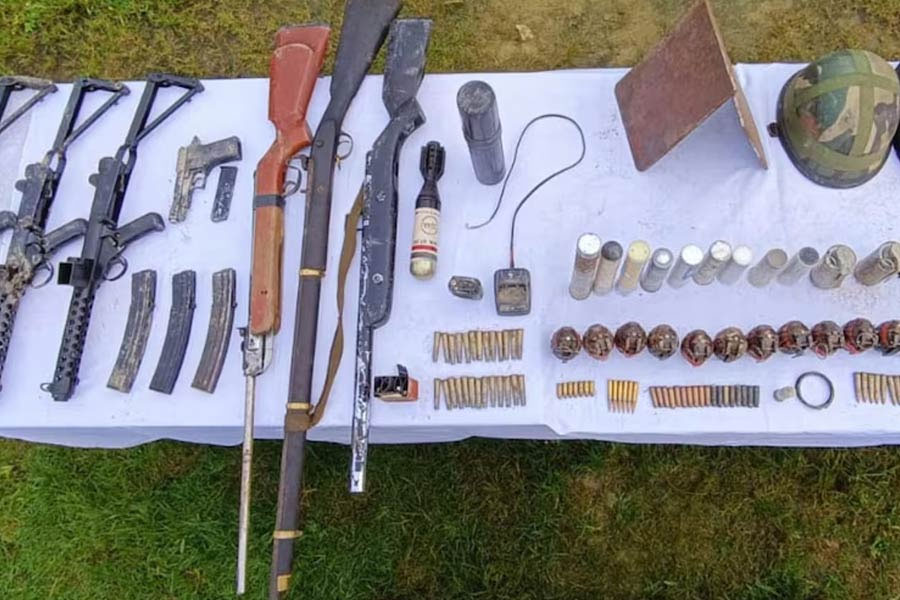 Huge weapons and explosives seized from Manipur