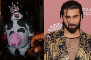 Orry dresses as a cow gets reaction from netizen