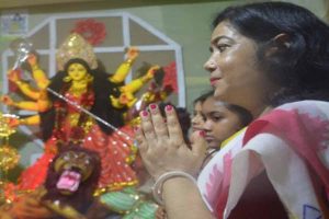 Durga Puja is held at the Patbari of Benapole, which has the memory of Bibhutibhushan