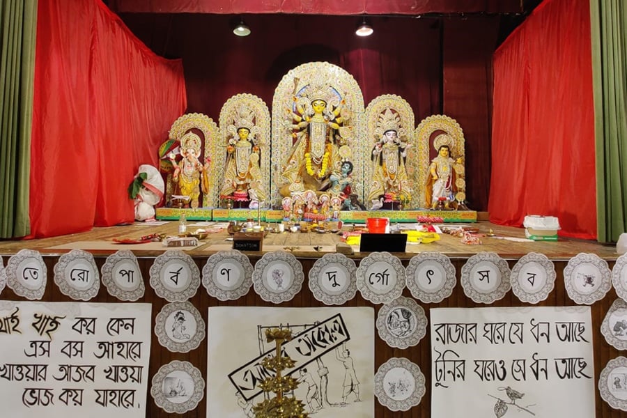 Brussels Durga Puja Conducted by Tero parbon