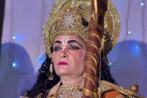 Man portraying Lord Ram during a Ramlila performance died