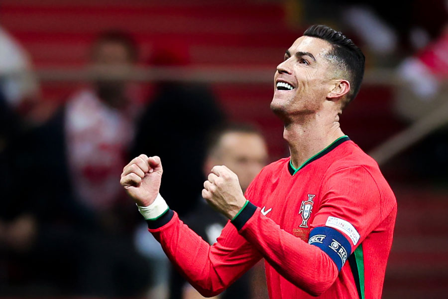 Cristiano Ronaldo continues his goal scoring record as Portugal beats Poland in UEFA Nations League