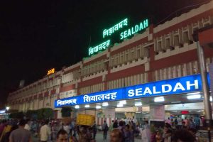 A lady allegedly harassed in moving train at Sealdah station