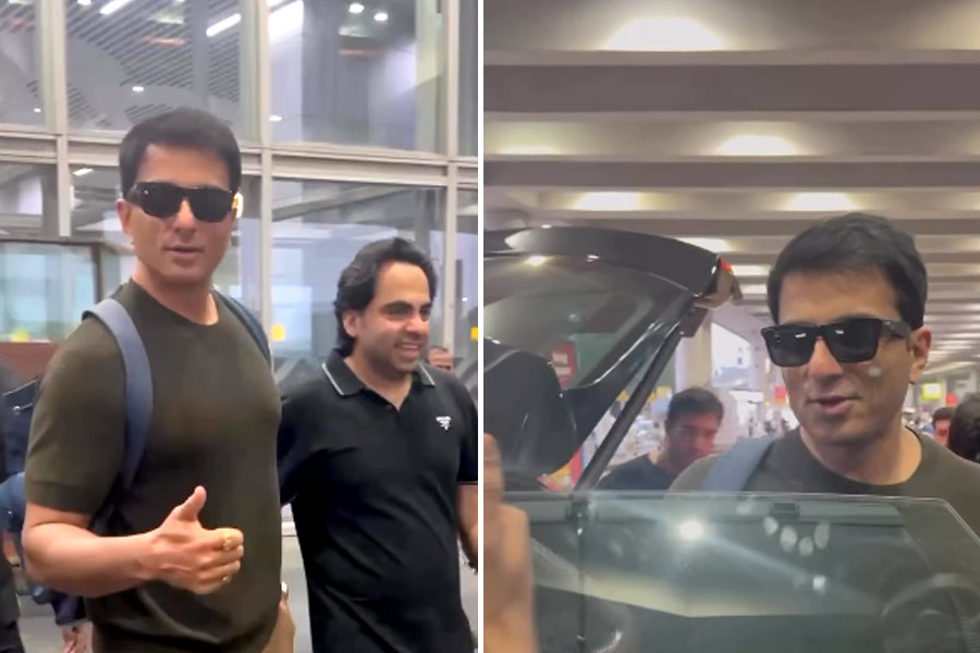 Bollywood star Sonu Sood in Kolkata