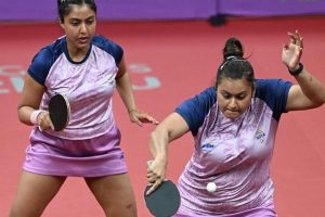 Ayhika and Sutirtha Mukjerjee create history for India by assuring first ever medal in Women's double in Asian Table Tennis Championship