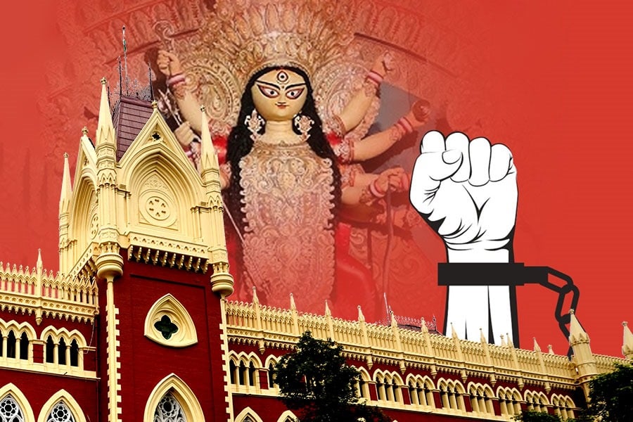 Calcutta HC grants bail of nine arrested for raising 'justice' slogan inside puja pandals