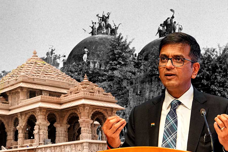 Sat before God, prayed for solution, CJI DY Chandrachud says on Ayodhya dispute