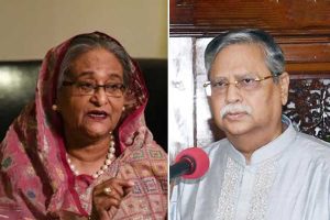 Controversy over Sheikh Hasina resignation