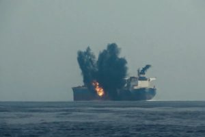 Houthi sent warning email, attacks British oil tanker