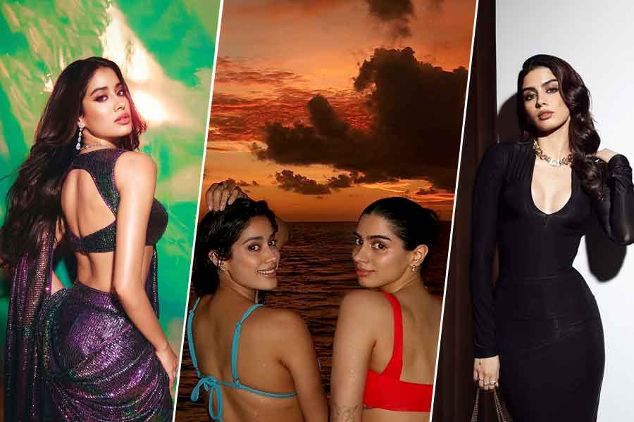 Janhvi Kapoor and Khushi Kapoor Serve Sister Goals with these pictures