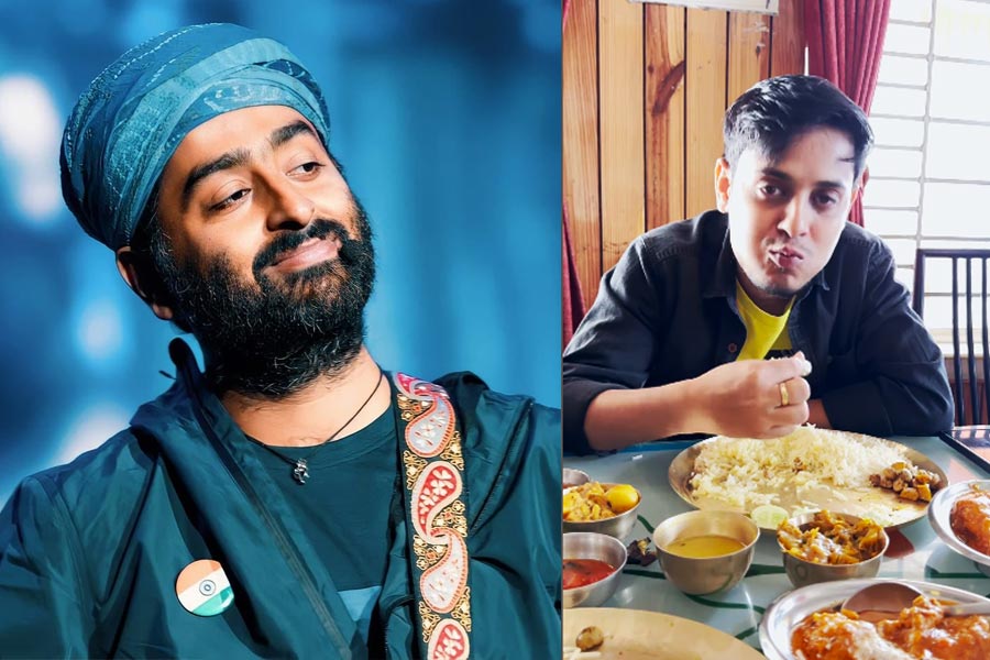 Bong Guy Kiran Dutta visits Arijit Singh's Hotel, shares food review