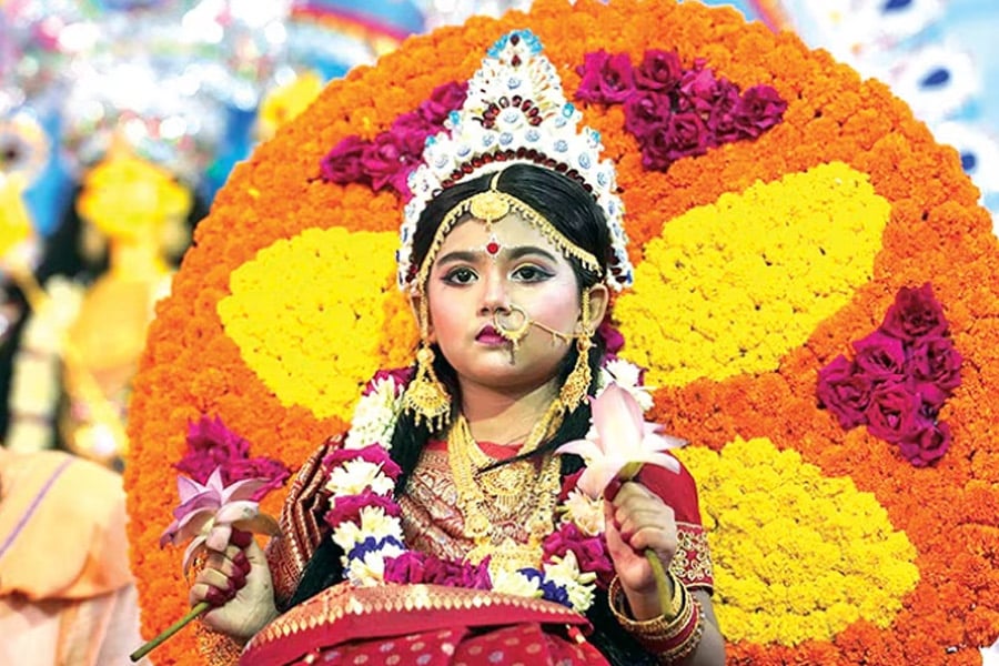 Kumari Puja will be conducted in Dhaka Ramkrishna Mission