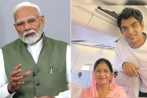 PM Modi writes to Neeraj Chopra mother after eating churma