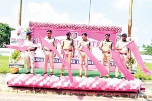 Pink mobile van for women safety, new initiative of Purba Medinipur district police