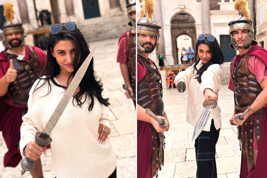 Rukmini Maitra shows her special skills in these pictures and video