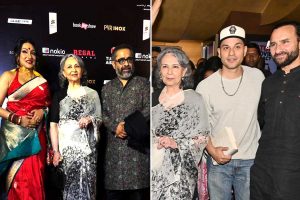 Sharmila Tagore and Rituparna Sengupta and others at MAMI 2024 for Suman Ghosh's Puratawn