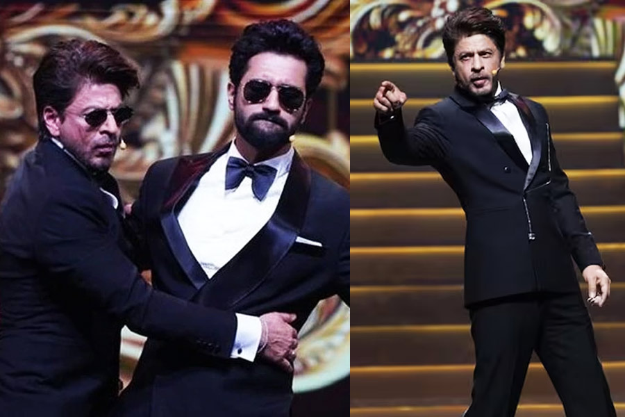 Shah Rukh Khan playfully mocks Vicky Kaushal as 'nepo kid', calls himself 'outsider'