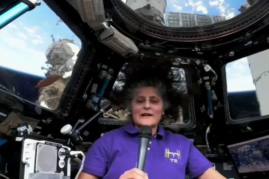 Sunita Williams shares Diwali wishes from space