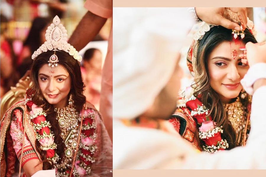 Actress Swikriti Majumder got married in an intimate affair