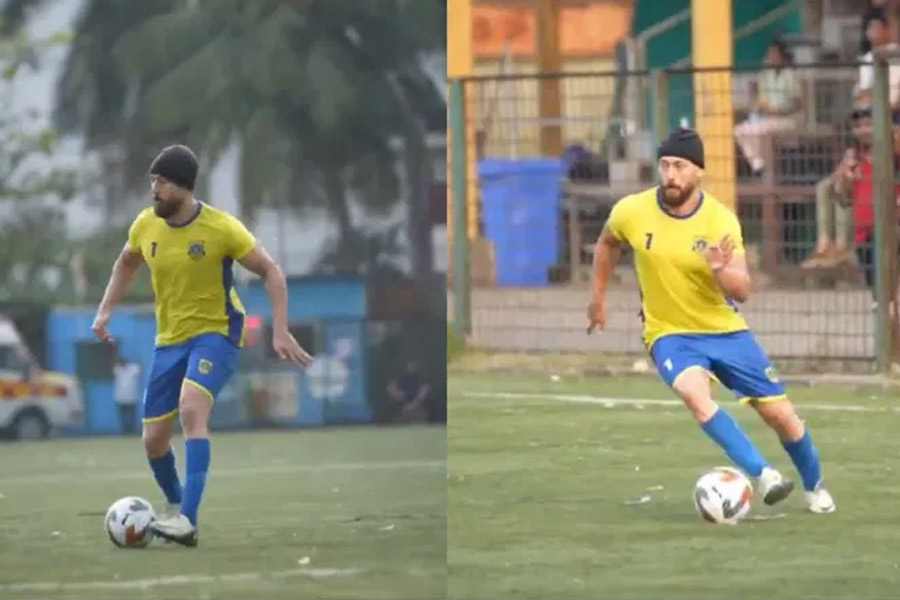 Tiger Shroff makes debut in professional football