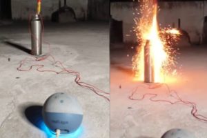 Odisha man uses Alexa to launch Diwali rocket in viral video