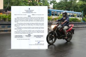 West Bengal transport department issues new notice specifing standard of helmet wearing