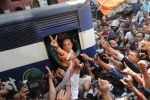 We want united Bangladesh, Hindu monk's powerful speech from prison van