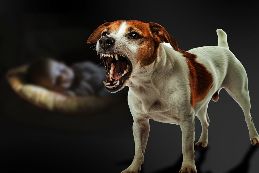 Dog took the newborn from Bankura hospital