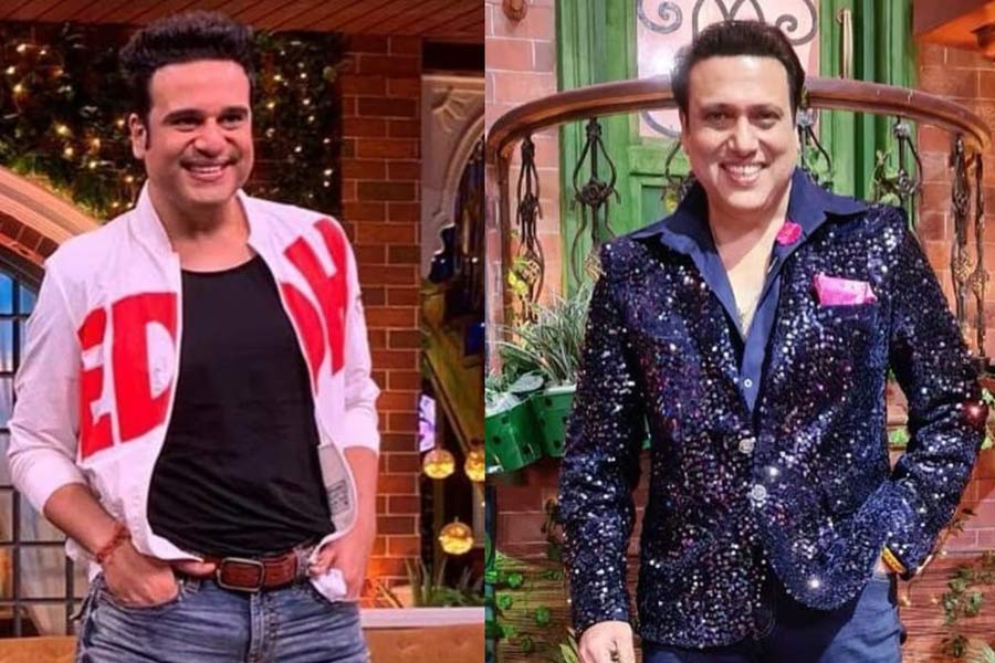 Govinda and Krushna Abhishek reunite on the The Great Indian Kapil Show