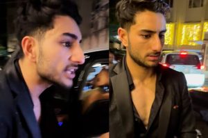 Saif's son Ibrahim Ali Khan declined to pose for photos, viral video