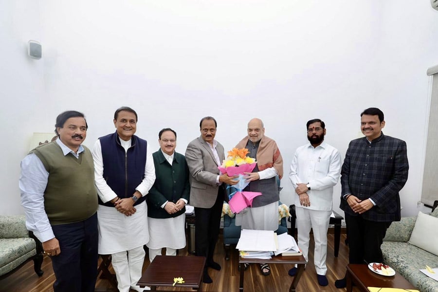 Maharashtra Assembly Election: Devendra Fadnavis, Eknath Shinde and Ajit Pawar met Union Home minister Amit Shah