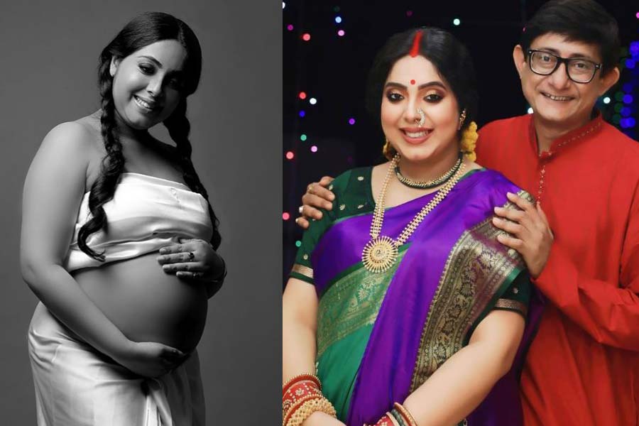 Sreemoyee Chattoraj shares baby bump Photoshoot