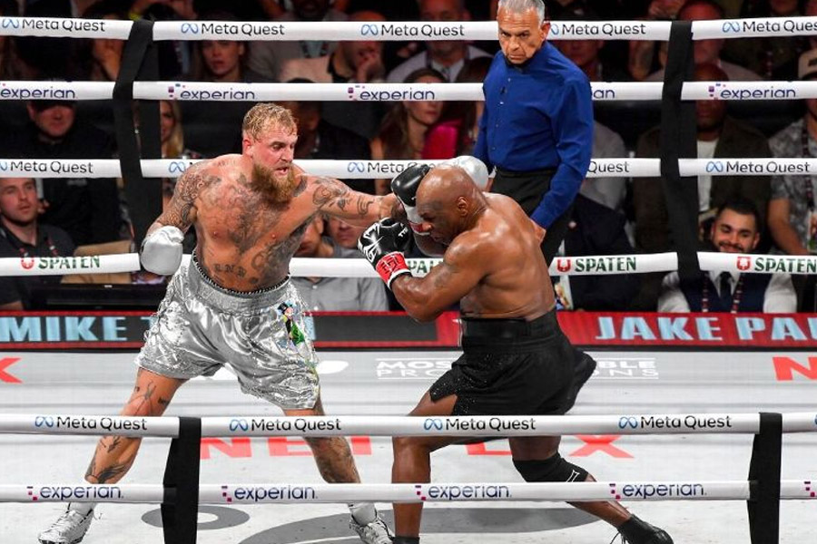 Boxing results: Jake Paul defeats Mike Tyson