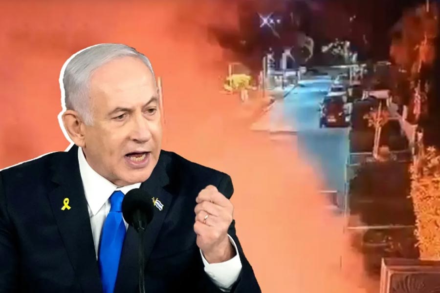 Netanyahu's home hit by flash bombs