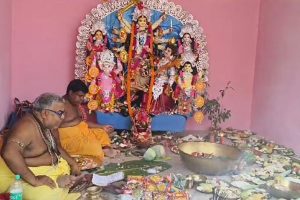 Untimely Durga Puja in Purbasthali