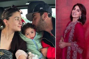 Neetu Kapoor shared cute picture on Raha's Birthday with Ranbir Kapoor and Alia Bhatt