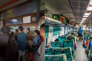 A Coach of Shatabdi Express goes missing at Delhi Station